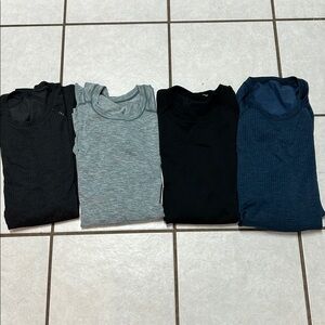 Lululemon Lot of 4 Metal Vent swiftly Techs long sleeve pullover.  All XL EUC